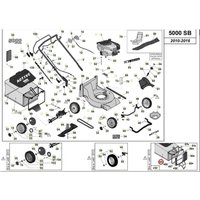 ORIGINAL ACTIVE grüner Korb für Rasenmäher, Modelle 5000 050044 von Active