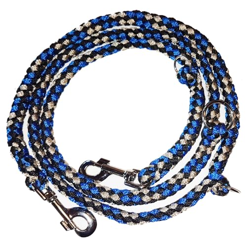 Activity4Dogs Geflochtene Hundeleine | 3-Fach verstellbare Führleine | 2,00 m lang | Durchmesser 15mm | für größere und große Hunde | braun-schwarz-weiß | Made in Germany Activity4Dogs Geflochtene Hundeleine | 3-Fach verstellbare Führleine | 2,00 m lang | Durchmesser 15mm | für größere und große Hunde | braun-schwarz-weiß | Made in Germany von Activity4Dogs