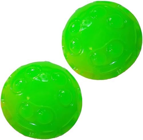 Activity4Dogs Hundeball mit Noppen | Hundespielzeug Ball 2er Pack | schwimmfähig & robust | ohne Geräusch | 76 mm, grün Activity4Dogs Hundeball mit Noppen | Hundespielzeug Ball 2er Pack | schwimmfähig & robust | ohne Geräusch | 76 mm, grün von Activity4Dogs