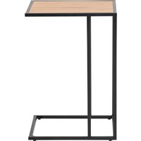 ACTONA GROUP Beistelltisch "Seaford, Rechteckig, Scandi Design, matte Wildeichenoptik, Modern" Wohnzimmertisch, kleiner Tisch, matte schwarze Metallbeine, H: 63 cm ACTONA GROUP Beistelltisch "Seaford, Rechteckig, Scandi Design, matte Wildeichenoptik, Modern" Wohnzimmertisch, kleiner Tisch, matte schwarze Metallbeine, H: 63 cm von Actona Group