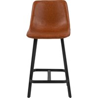 ACTONA GROUP Bistrostuhl "Ohio" (Set) 2 Stk.Sitz mit rechteckigen Stahlbeinen und Fußstütze, mehrere Variationen von Actona Group