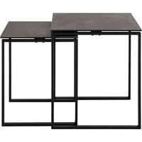 ACTONA GROUP Couchtisch "Katrine", (Set, 2 St., Set aus 2 Couchtischen), Tischplatte aus Keramik, 2er-Set, B: 50 cm, weitere Farben erhältlich von Actona Group