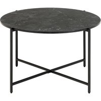 ACTONA GROUP Couchtisch "Lamoine", Rund, Izmir matt schwarz, rau Melamin, Ø70x42 cm von Actona Group