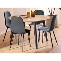 ACTONA GROUP Esszimmer-Set "Essgruppe, Speisetisch mit Wohnzimmerstühlen", (Set, 5 St., 1x Tisch + 4x Stühle), 1x Tisch + 4x Stühle von Actona Group