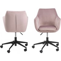 ACTONA GROUP Esszimmerstuhl "Drehstuhl" () Schreibtischstuhl mit Samtbezug, 5-Sterne-Fußkreuz, Sitzhöhe: 44-54 cm von Actona Group