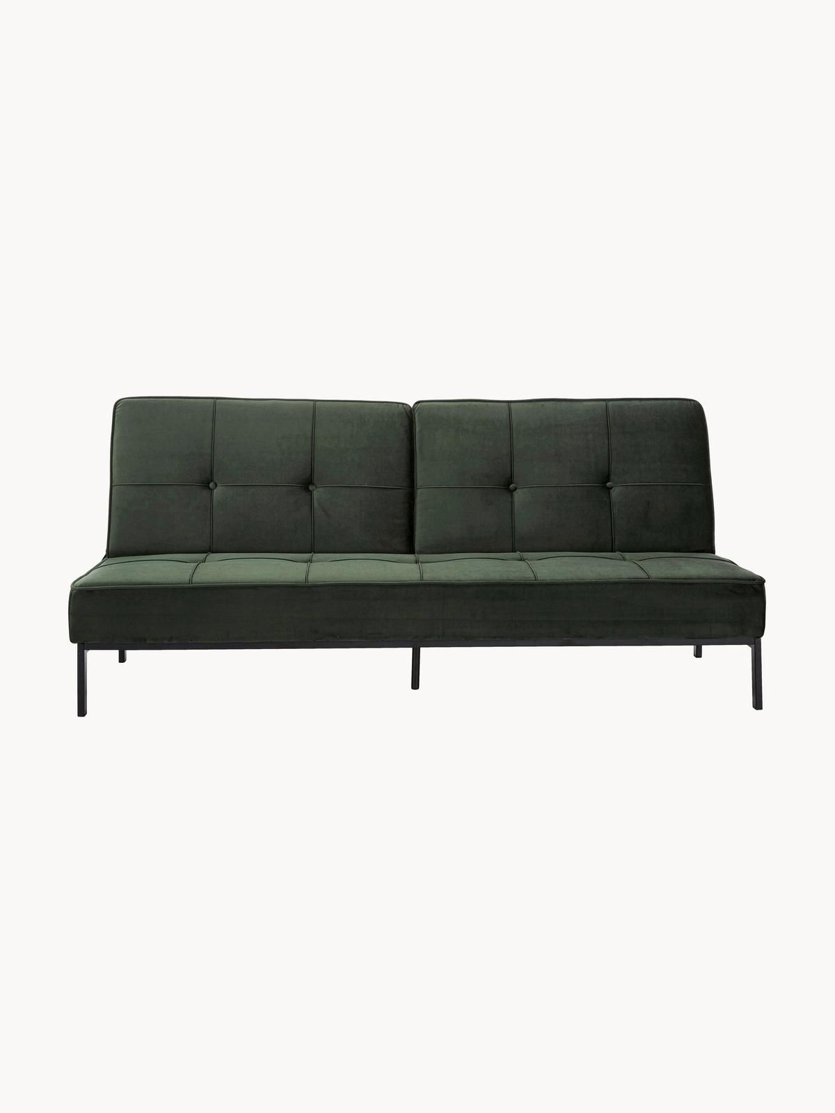 Samt-Schlafsofa Perugia (3-Sitzer) von Actona