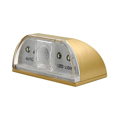 Actpe Auto PIR Tür Schlüsselloch Bewegungsmelder Detektor LED Licht Lampe Perfekt für Küche, Wohnzimmer, Schlafzimmer, Flur, Treppe, Schublade, Schrank, Wandschrank (Gold) von Actpe