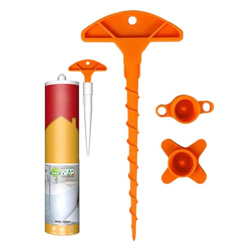 Acunny Abdeckkappen für Dichtstoffröhren, 2 Stück, wasserdichter Deckel für Kleber mit Abflusswerkzeug | wiederverwendbares Hygiene-Schutzwerkzeug – zum Sparen von Dichtmasse in der Werkstatt von Acunny