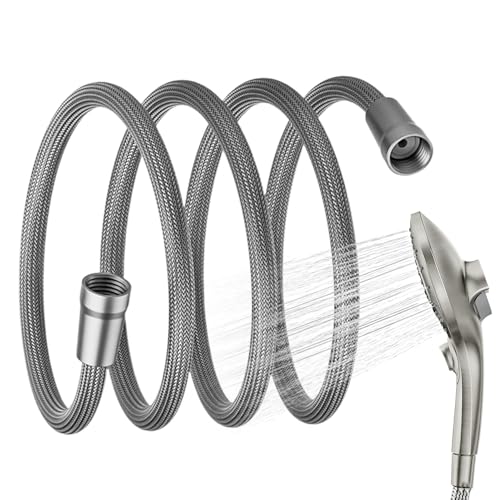Acunny Abnehmbarer Brauseschlauch | Handbrause mit Schlauch | geflochtener Handbrause für Badezimmer, Badewanne, Spüle, Küche, Außenbereich von Acunny