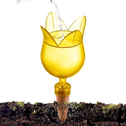 Acunny Automatische Bewässerungsspikes – automatisches Bewässerungssystem in Blumenform für – Bewässerungssystem mit langsamer Freisetzung für grüne Keramiktöpfe und Anfänger Acunny Automatische Bewässerungsspikes – automatisches Bewässerungssystem in Blumenform für – Bewässerungssystem mit langsamer Freisetzung für grüne Keramiktöpfe und Anfänger von Acunny