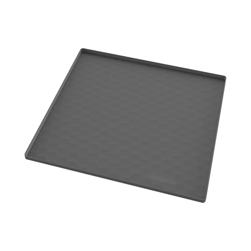 Acunny Bettseitentoilettenmatte | wasserdichte Silikon-Toilettenauflage Mit Erhöhtem Rand | Mehrzweck Bodenschutzmatte Für Den Einsatz In Schlafzimmer Badezimmer Küche Studentenwohnheim Und Zuhause von Acunny