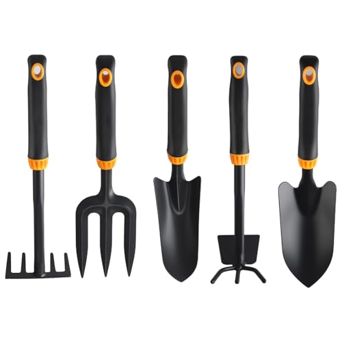 Acunny Gartenschaufel - 5-teiliges Set Pflanzschaufeln für Gartenarbeit,Gartenhandschaufel Set für Umgraben Pflanzen Gemüseanbau Beetgestaltung Balkon Hochbeet Innenbereich Acunny Gartenschaufel - 5-teiliges Set Pflanzschaufeln für Gartenarbeit,Gartenhandschaufel Set für Umgraben Pflanzen Gemüseanbau Beetgestaltung Balkon Hochbeet Innenbereich von Acunny