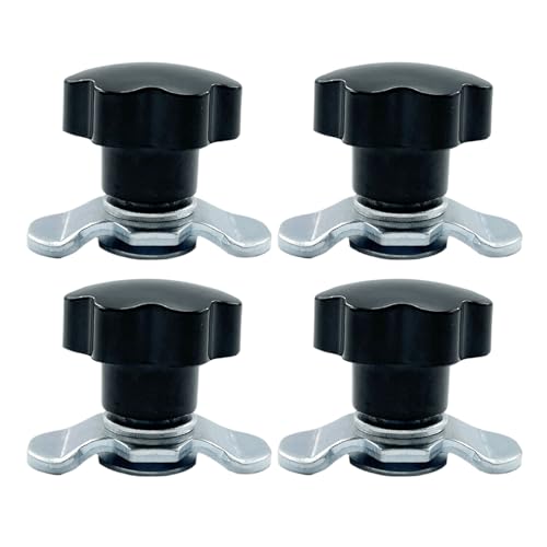 Acunny L Track Schiene - L-Schienen Lasche Gewindestift Mutter Befestigung | Ergonomisch Geformte Schienenersatzteile Für LKW Auto Garage von Acunny