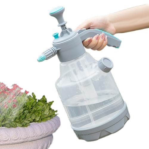 Acunny Manuelle Sprühpumpe, feiner Sprühnebel für den Garten | tragbare manuelle Gießkanne mit integriertem Dosierer für Innenbereich, Außenbereich und Autowäsche von Acunny