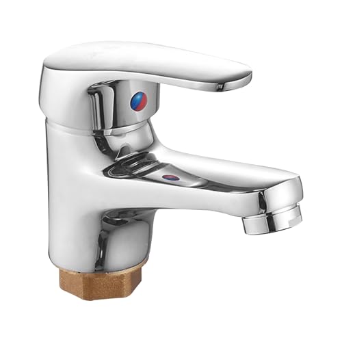 Acunny Mischbatterie für Badezimmer | Küchenarmatur mit Einhebel | Wasserauslass mit Keramik-Kartusche für Haus, Waschküche, Keller, Außenbereich, Acunny Mischbatterie für Badezimmer | Küchenarmatur mit Einhebel | Wasserauslass mit Keramik-Kartusche für Haus, Waschküche, Keller, Außenbereich, von Acunny