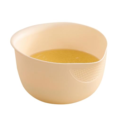 Acunny Reis-Abtropfgestell, Sieb Schüssel für Reis | Sieb Schüssel Reis Sieb - Abtropfkorb - Abtropfkorb Lebensmittel Feinmaschiges Sieb Sieb Obstsieb Waschschüssel von Acunny