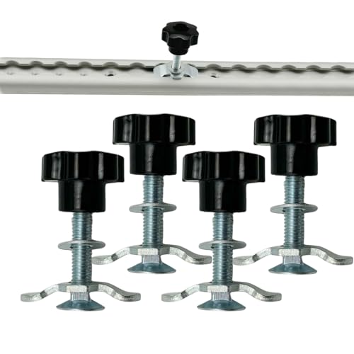 Acunny Schienenbolzen L, Gewindemutter für L-Schiene, ergonomischer Ersatz, rutschfest, für Garage, Nutzfahrzeug, Auto, LKW, Zubehör von Acunny