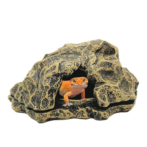 Acunny Schlangenhöhle - Simulierter Felsen Schildkrötenhaus für Echsen,Sonnenplatz Naturnachbildung Fels Aquarium Deko Für Krabben Bartagame Acunny Schlangenhöhle - Simulierter Felsen Schildkrötenhaus für Echsen,Sonnenplatz Naturnachbildung Fels Aquarium Deko Für Krabben Bartagame von Acunny