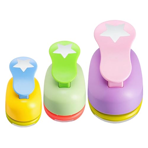 Acunny Stanzer für kreative Hobbys – Stanzer in Sternform für Karten und Scrapbooking, Schulbedarf, tragbar, für Grußkarten, Kunst, Basteln, Alben Acunny Stanzer für kreative Hobbys – Stanzer in Sternform für Karten und Scrapbooking, Schulbedarf, tragbar, für Grußkarten, Kunst, Basteln, Alben von Acunny