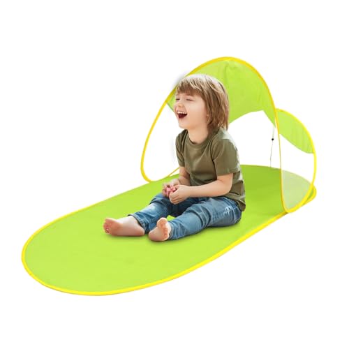 Acunny Strandmarkise | Faltbare Familien-Unterkunft mit UV-Schutz | tragbarer UV-Schutz für Familienurlaub, Camping, Angeln, Picknick und Park von Acunny