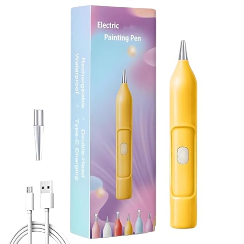 Acunny Strass-Stift – Elektrischer gepunkteter Stift für Kunst aus Strass | Tragbares Werkzeug zur Herstellung von Kunsthandwerk durch Adsorption Impfstoff für Erwachsene und von Acunny