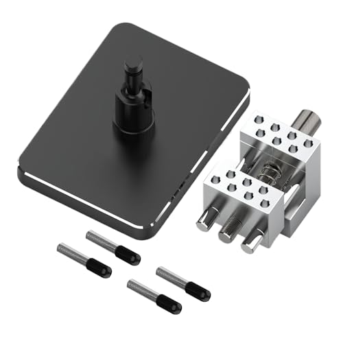 Acunny Tischschraubstock, tragbar, 2 in 1 – tragbare Bohrmaschine, robust, rutschfest, präzise Schnellspannung, für Metall- und Holzarbeiten, Werkstatt, Garage Acunny Tischschraubstock, tragbar, 2 in 1 – tragbare Bohrmaschine, robust, rutschfest, präzise Schnellspannung, für Metall- und Holzarbeiten, Werkstatt, Garage von Acunny