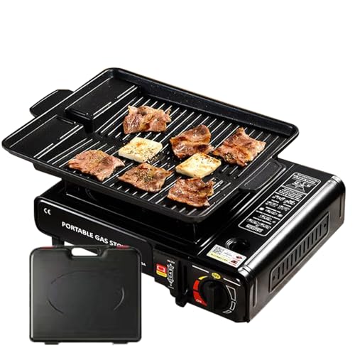 Acunny Tragbarer Campingkocher – Kompakter Outdoorkocher – Campingzubehör – Vereinfachte Wärmesteuerung – ideal für Grill, Wandern, Rucksack und Garten von Acunny