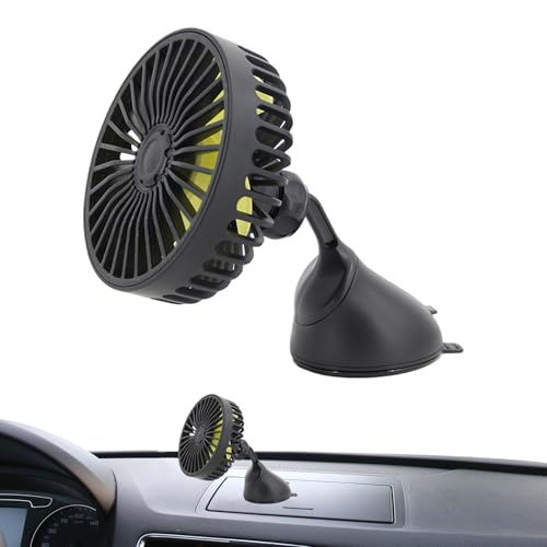 Acunny USB-Ventilator für Auto – Kühlende Büro-Klimaanlage – Stromversorgung USB 5 V Tragbarer elektrischer Ventilator für Innen Außen und Fahrzeug von Acunny