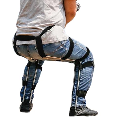 Acunny Unsichtbarer Sitz, tragbarer Stuhl ohne Stuhl – unsichtbare Sitzbeinschiene, Magischer Hocker, Schwebesitz Exoskelett, unsichtbarer Sitz, tragbarer Stuhl von Acunny