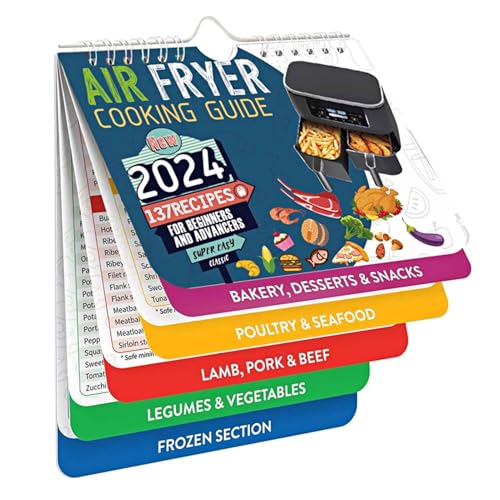 Heißluftfritteuse Zubehör, Air Fryer Spickzettel Magnete Cooking Guide Booklet Air Fryer Spickzettel Magnete Cooking Guide Heißluftfritteuse Zubehör Kochanleitung Broschüre Heißluftfritteuse Zubehör, Air Fryer Spickzettel Magnete Cooking Guide Booklet Air Fryer Spickzettel Magnete Cooking Guide Heißluftfritteuse Zubehör Kochanleitung Broschüre von Acunny
