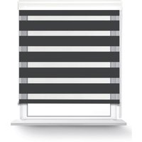 Doppelrollo mit Blende Easy-Fix anthrazit B/L: ca. 80x160 cm Doppelrollo mit Blende Easy-Fix anthrazit B/L: ca. 80x160 cm von Pocoline
