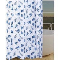 Duschvorhang Polyethylen (recycelt) B/L: ca. 180x200 cm von Acus