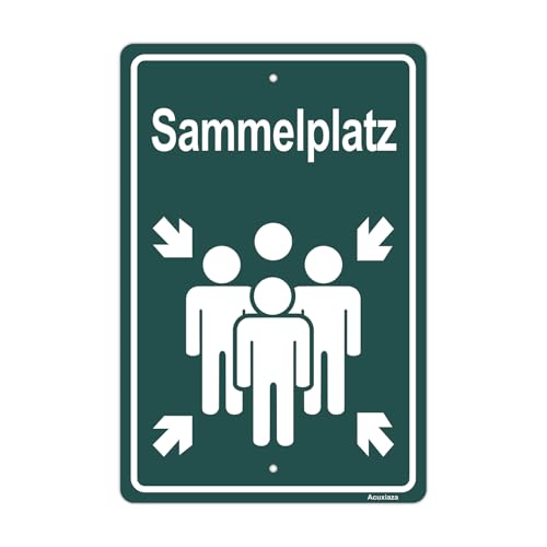Acuxiaza Sammelplatz Schild Sammelstelle Sammelpunkt Schild : 30x20cm stabile Aluminiumverbundplatte außen Außenbereich Nachleuchtend wasserdicht UV-Schutz mit vorgebohrten Löchern Acuxiaza Sammelplatz Schild Sammelstelle Sammelpunkt Schild : 30x20cm stabile Aluminiumverbundplatte außen Außenbereich Nachleuchtend wasserdicht UV-Schutz mit vorgebohrten Löchern von Acuxiaza