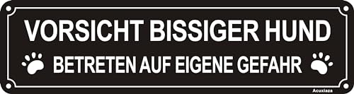 Acuxiaza Vorsicht Hund Schild Warnschild Hund :30x8cm Reflektierend Alu Metall Vorsicht Freilaufender Hund Warnung Zaun|Achtung Hund Schilder Warnung vor Dem Hund Schilder Acuxiaza Vorsicht Hund Schild Warnschild Hund :30x8cm Reflektierend Alu Metall Vorsicht Freilaufender Hund Warnung Zaun|Achtung Hund Schilder Warnung vor Dem Hund Schilder von Acuxiaza
