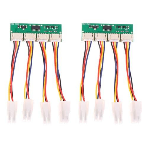 Acvxulfs S21 Fan Spoofer 12 V 4-In-1 Quadratischer 4-Poliger Lüftersimulator für Bitmain Antminer-Lüftergeschwindigkeitssimulatormodul von Acvxulfs