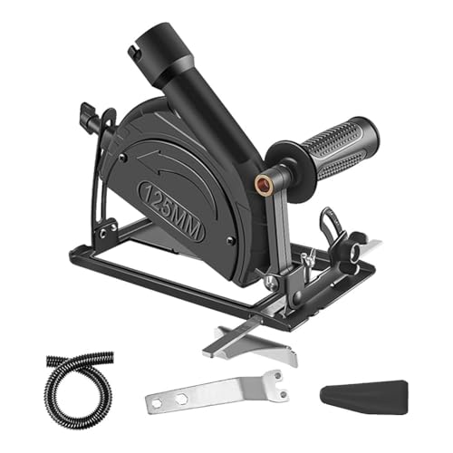 Acvxulfs Winkelschleiferständer, 0–45 Grad verstellbarer Schnittwinkel, Poliermaschine, fester Ständer, für 10,2 cm - 12,7 cm Winkelschleifer B von Acvxulfs