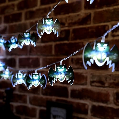 Lichterkette für Halloween, 3m/9.8ft 20LEDs Kürbis Lichter String, Dekoration Lichter Batteriebetrieben für Halloween Weihnachten Party, Halloween Lichterkette für Deko Outdoor Indoor (Farbe2) von Acxilexy