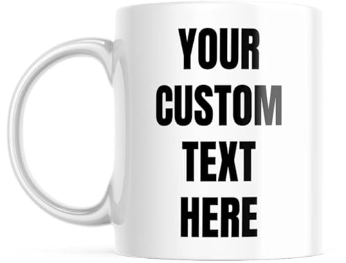 Tasse mit individuellem Text – fügen Sie Ihren persönlichen Text hinzu – Personalisierte Tassen mit anpassbaren Wörtern, Text oder Namen, Geschenkidee, Kollegen, machen Sie Ihre eigenen Kaffeetassen, Tasse mit individuellem Text – fügen Sie Ihren persönlichen Text hinzu – Personalisierte Tassen mit anpassbaren Wörtern, Text oder Namen, Geschenkidee, Kollegen, machen Sie Ihre eigenen Kaffeetassen, von Ad Astra Graphics