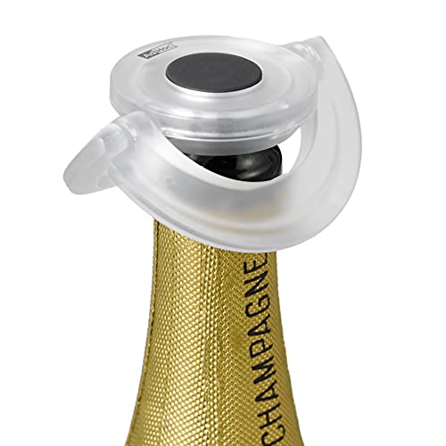 AdHoc FV33 dichter Sekt- und Champagnerverschluss GUSTO, Kunststoff/Silikon, klar von AdHoc