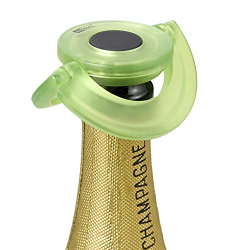 AdHoc FV34 dichter Sekt- und Champagnerverschluss GUSTO, Kunststoff/Silikon, grün von AdHoc