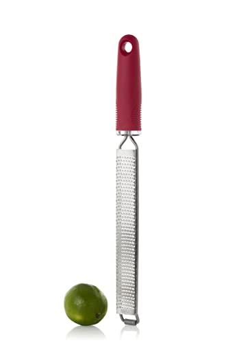 AdHoc GG23 Multi-Reibe GIANO fein | stabile messerscharfe Klinge aus Edelstahl mit einem ergonomischen Griff in Rot von AdHoc