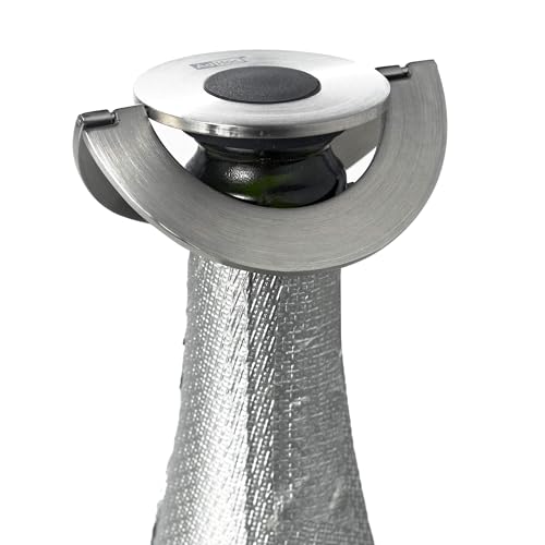 AdHoc FV20 dichter Sekt- und Champagnerverschluss CHAMP, Edelstahl/Silikon von AdHoc