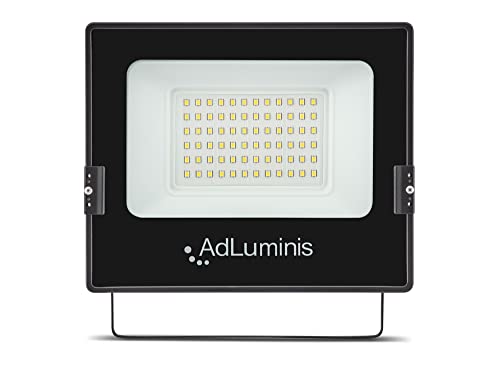 AdLuminis LED Strahler Außen Fluter 50W 4.510 Lumen IP66 LED Fluter 6000K von AdLuminis