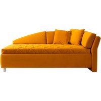 alina Schlafsofa, Bettkasten, Zierkissen-Set aus: 2 Stk. 40x40cm, 1 Stk. 30x30cm von Alina