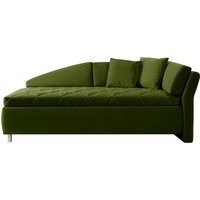 alina Schlafsofa "Lindsay", Bettkasten, Zierkissen-Set aus: 2 Stk. 40x40cm, 1 Stk. 30x30cm von Alina