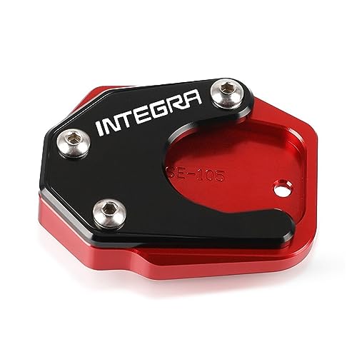 AdaNti Für Honda Für Integra 700 2012 2013 Für Integra 750 2014 2015 Motorrad CNC Seite Stehen Enlarger Kickstand Vergrößern Platte Verlängerung Pad Seitenständer-Verlängerungspolster(Integra-2) von AdaNti
