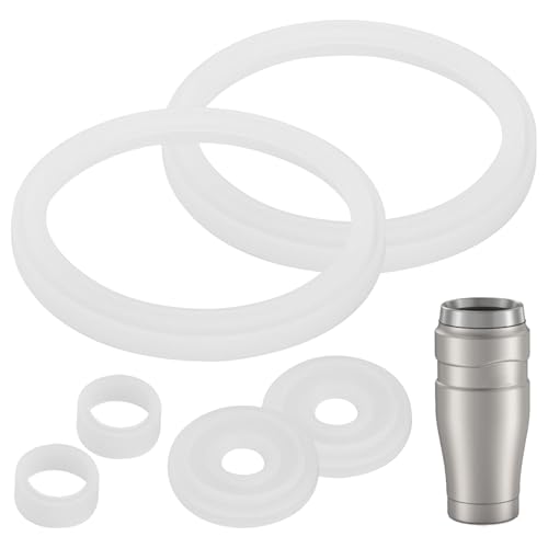 Adabuing Silikon Ersatzdichtungen für Thermos Stainless King 473 ml Reisebecher, 2er Pack, Lebensmittel-Silikondichtung ohne Auslaufen Adabuing Silikon Ersatzdichtungen für Thermos Stainless King 473 ml Reisebecher, 2er Pack, Lebensmittel-Silikondichtung ohne Auslaufen von Adabuing