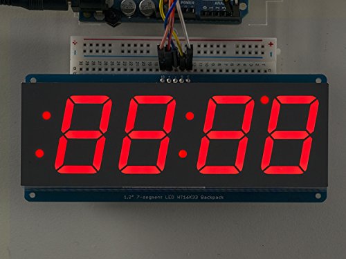 Adafruit 1.2" 4-Digit 7-Segment Display w/I2C Backpack - Red [ADA1270] von Adafruit