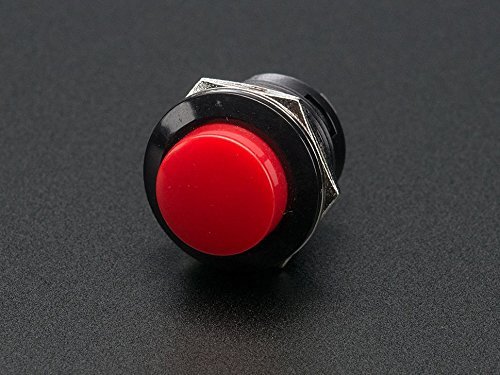 Adafruit 16mm Panel Mount Momentary Pushbutton - Red [ADA1445] von Adafruit