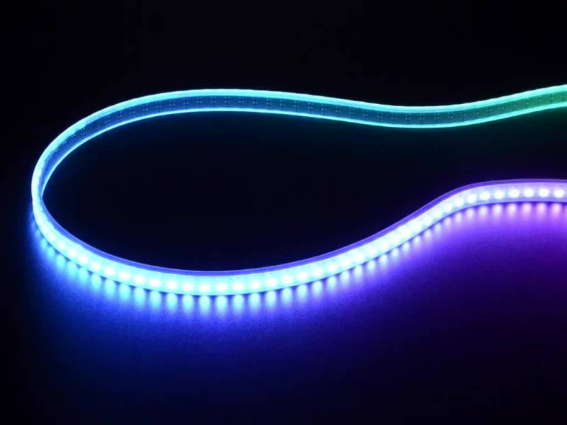 Adafruit Adafruit Mini Skinny NeoPixel Digitaler RGB LED Streifen - 144 LED/m, Smarter LED-Lichtstreifen von Adafruit
